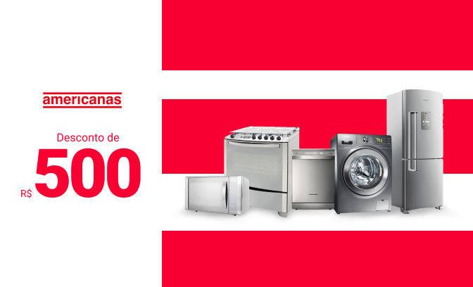 Vale-presente de R$ 500 para produtos no app e site