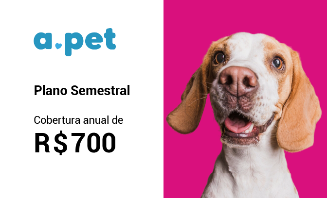 Assistência à saúde para cães e gatos plano semestral