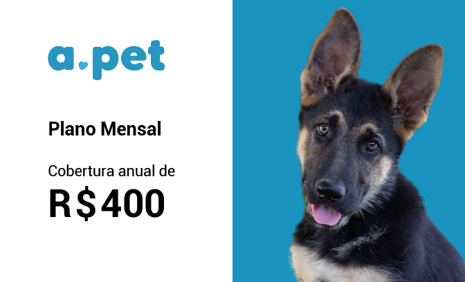 Assistência à saúde para cães e gatos com cobertura de até R$400
