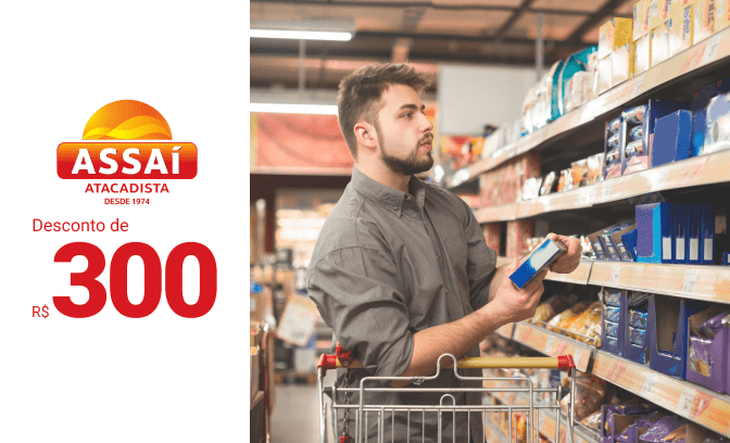 Cartão Presente Assaí de R$300