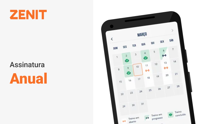 Treine online com Zenit  - Plano 360 dias