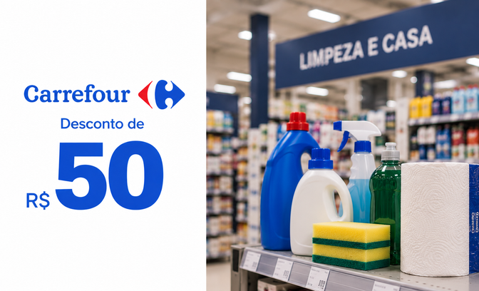 Cartão Presente de R$50 do Carrefour