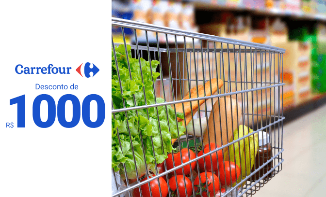 Cartão Presente Carrefour de R$1000