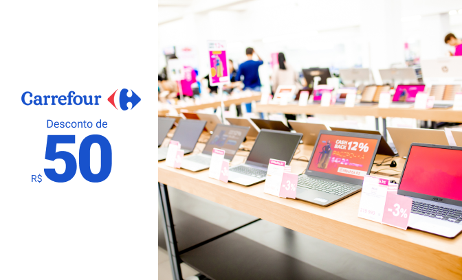 Cartão Presente Carrefour de R$50