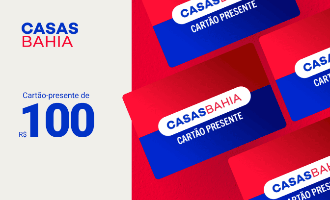 Cartão Presente Casas Bahia de R$100
