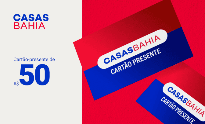 Cartão Presente Casas Bahia de R$50