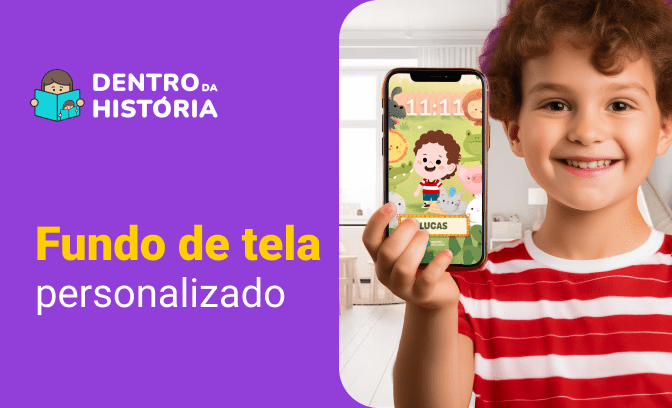 Fundo de tela personalizado Dentro da História