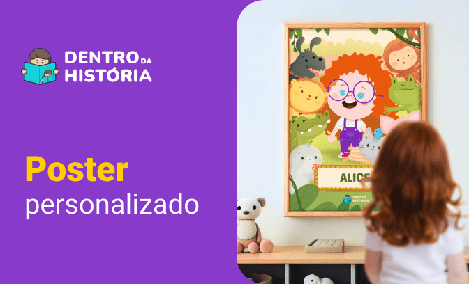 Pôster personalizado Dentro da História