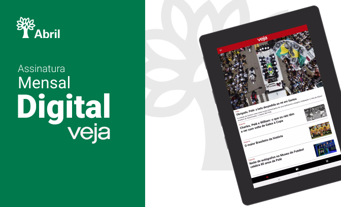 Assinatura mensal da revista digital Veja
