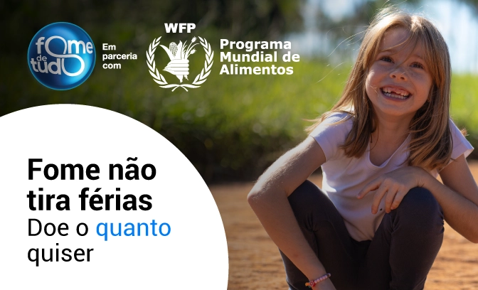Doação para campanhas do Fome de Tudo
