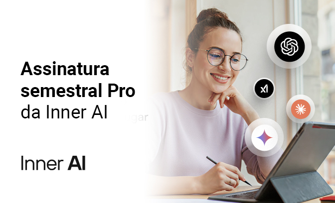 Assinatura semestral plano Pro da Inner AI