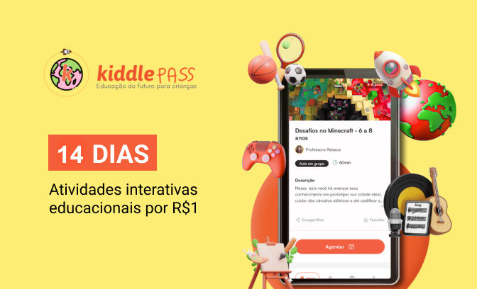 14 dias de acesso ilimitado ao Kiddle Pass