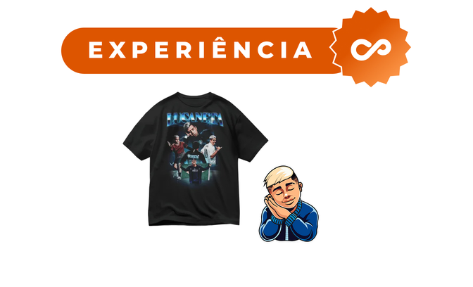 Camiseta Preta Oficial do Lucaneta