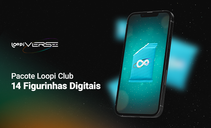 Pacote Loopi Club com 14 Figurinhas Digitais