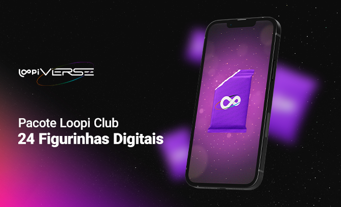 Pacote Loopi Club com 24 Figurinhas Digitais