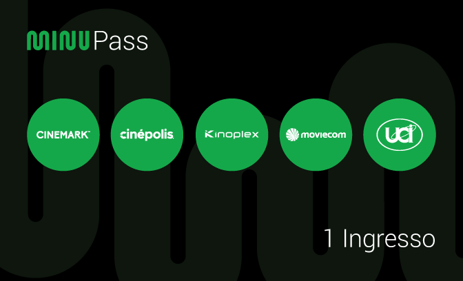 Minu.Pass: 1 ingresso de cinema