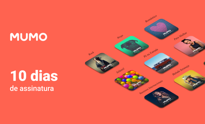 Assinatura de 10 dias ao aplicativo Mumo