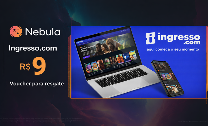 Crédito Ingresso.com de R$ 9 da Nebula