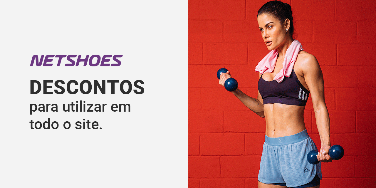 Netshoes: R$100,00 de créditos para compras no site