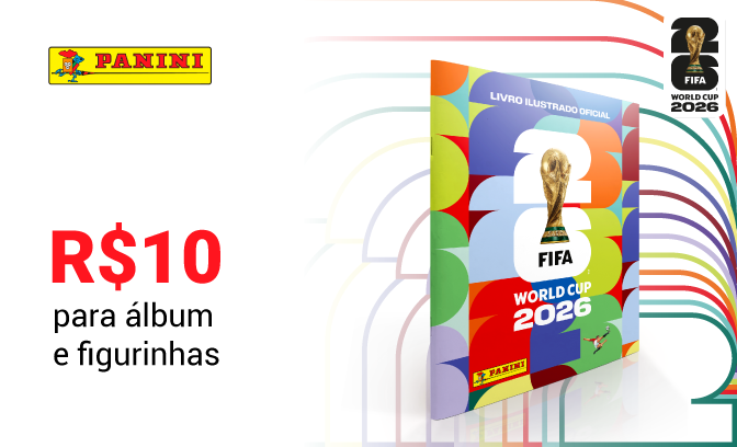 Crédito de R$ 10 para compra de álbum e figurinhas da Copa