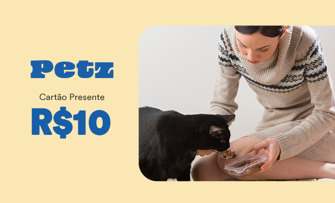 Cartão Presente Petz de R$10