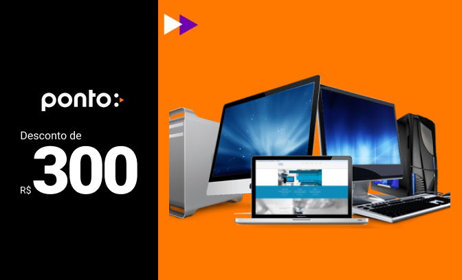 Cartão-presente Ponto de R$ 300