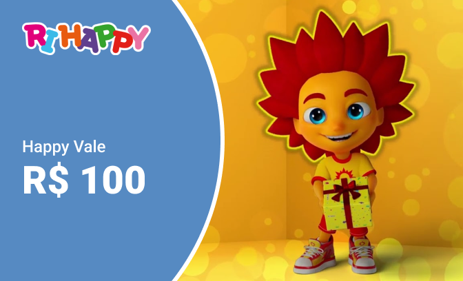 Happy Vale de R$ 100 em produtos da Ri Happy