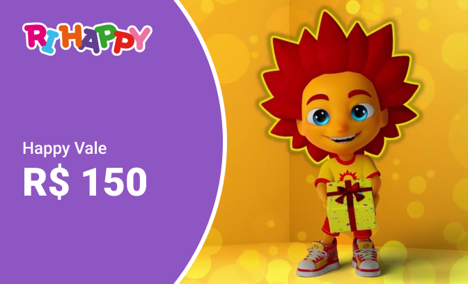 Happy Vale de R$ 150 em produtos da Ri Happy