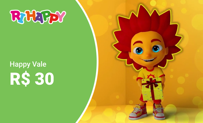 Happy Vale de R$ 30 em produtos da Ri Happy