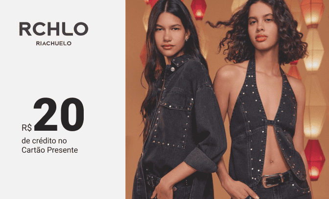 Cartão Presente Riachuelo R$ 20