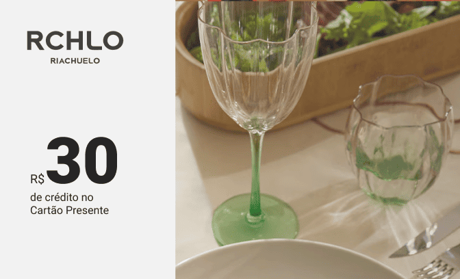 Cartão Presente Riachuelo R$ 30