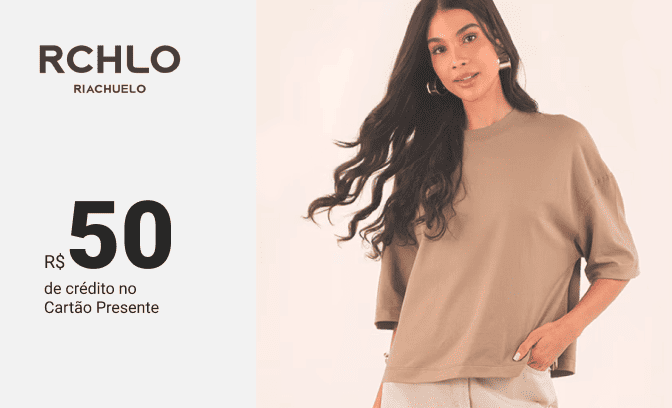 Cartão Presente Riachuelo R$ 50