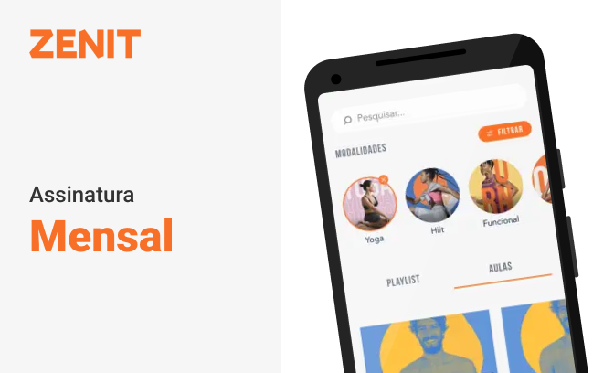 Treine online com Zenit - Plano 30 dias