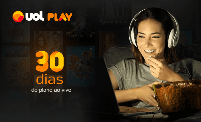 Assinatura mensal UOL Play plano ao vivo