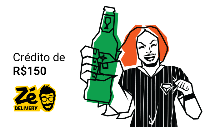 Crédito de R$ 150 para usar no Zé Delivery